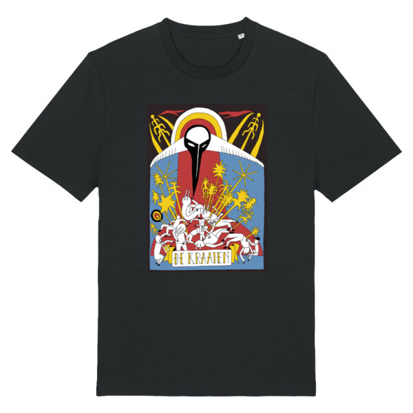 De Kraaien x Steven v Lummel – Feestje T-Shirt Unisex Thumbnail
