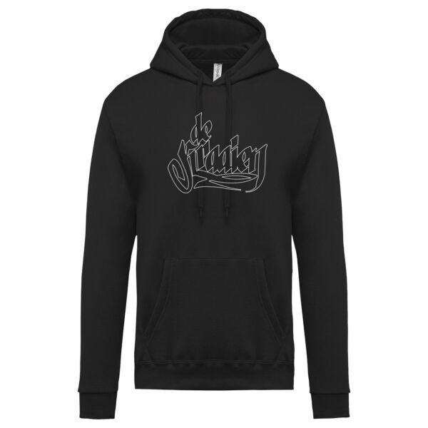 De Kraaien Black & White Graffiti Hoodie – Unisex Thumbnail